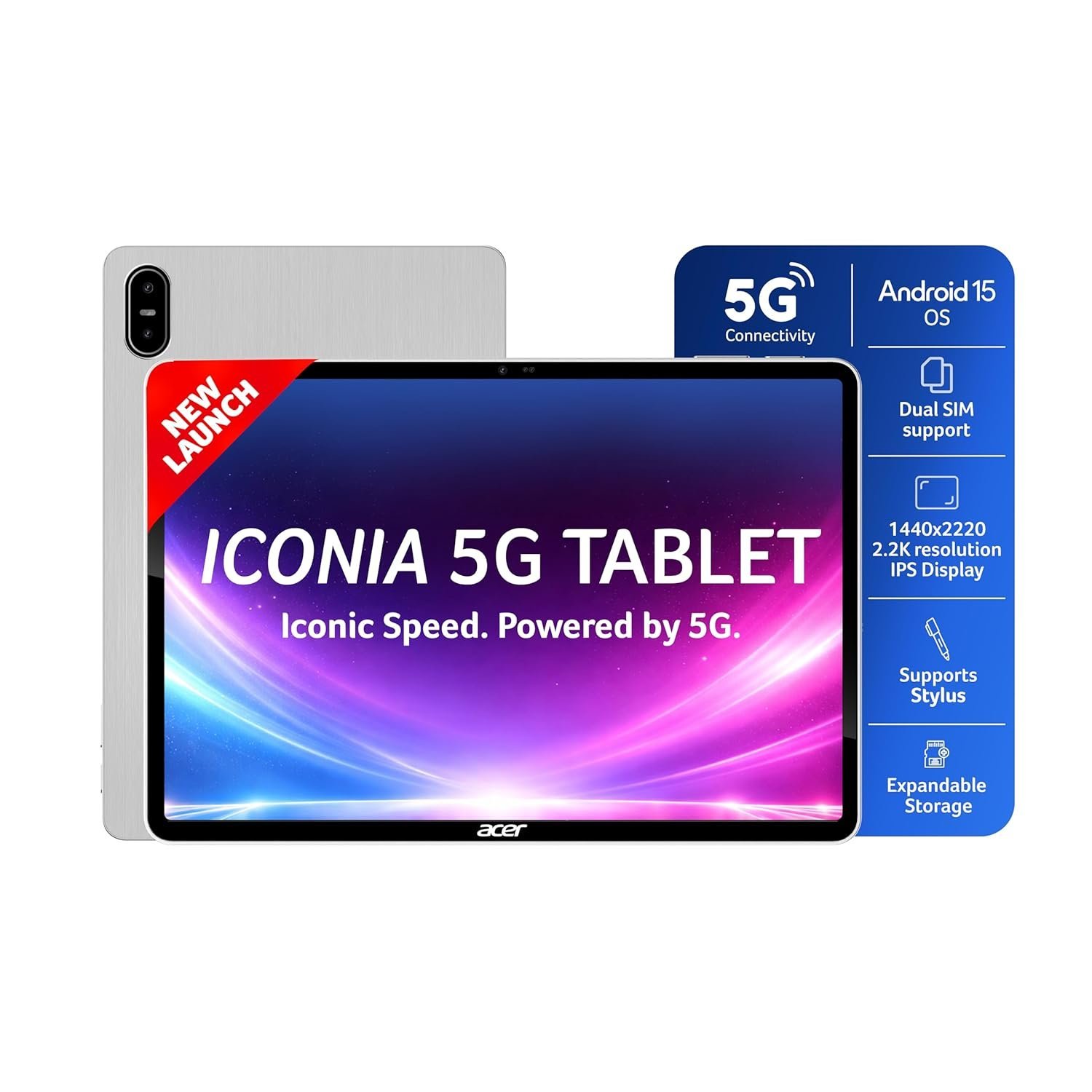 71Le3xG8GUL._SL1500_-1.jpg OnePlus Pad 4, Snapdragon® 8 Elite Gen 5 Platform, 33.53cm 13.2 - Image 1